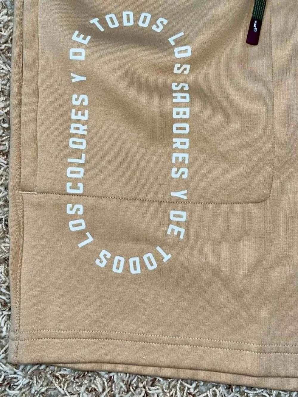 Adidas Men’s Hispanic Heritage Shorts Tan JY3678, Size Large (New)